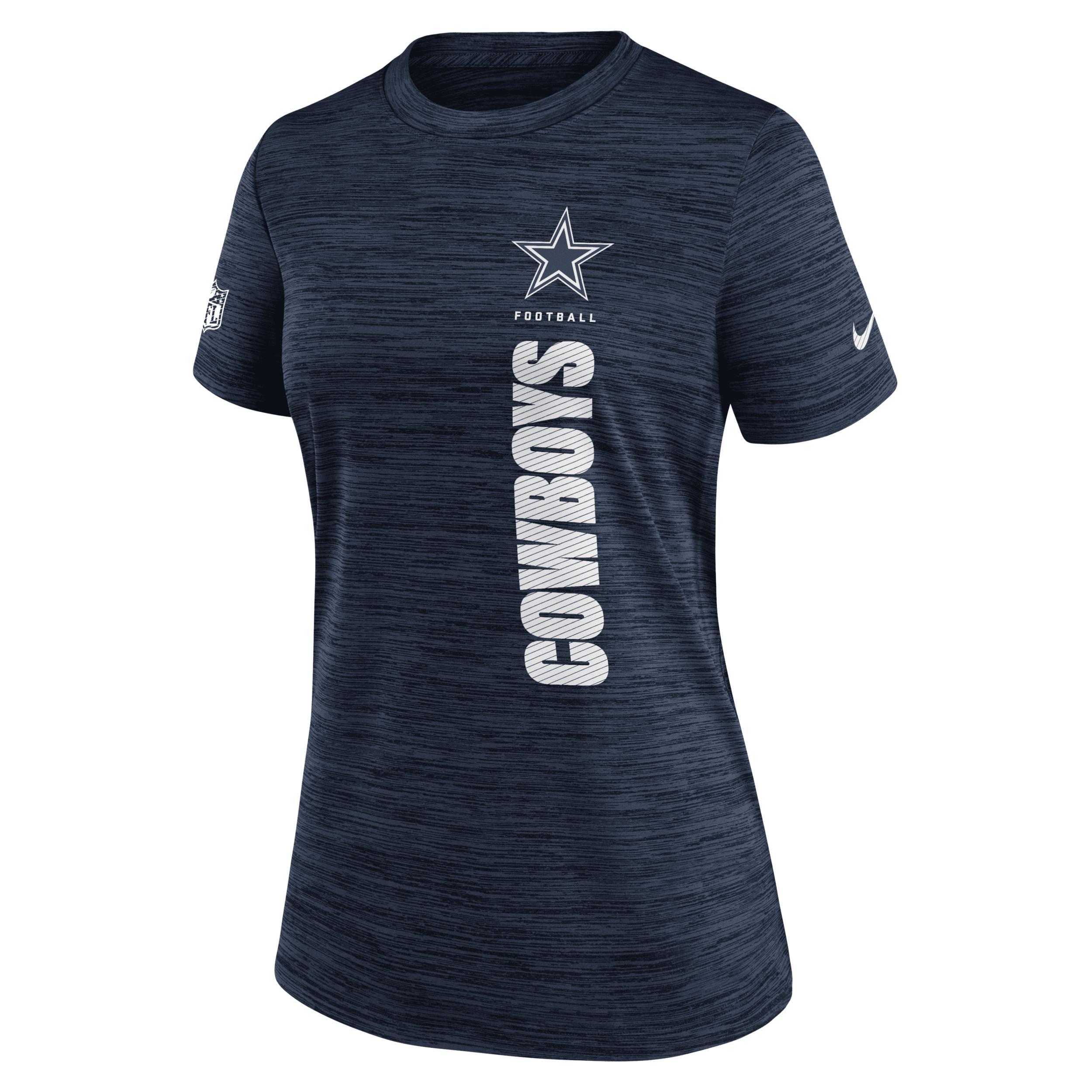 Dallas Cowboys Velocity Nike Women's Dri-FIT NFL T-Shirt Product Image