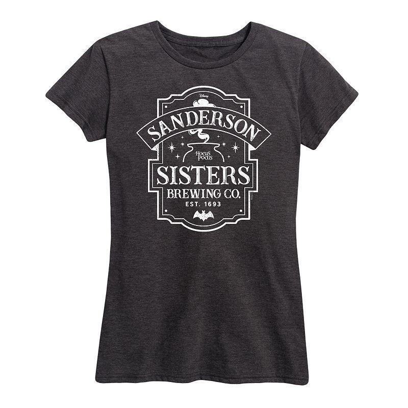 Disneys Hocus Pocus Womens Sanderson Sign Graphic Tee, Girls Product Image