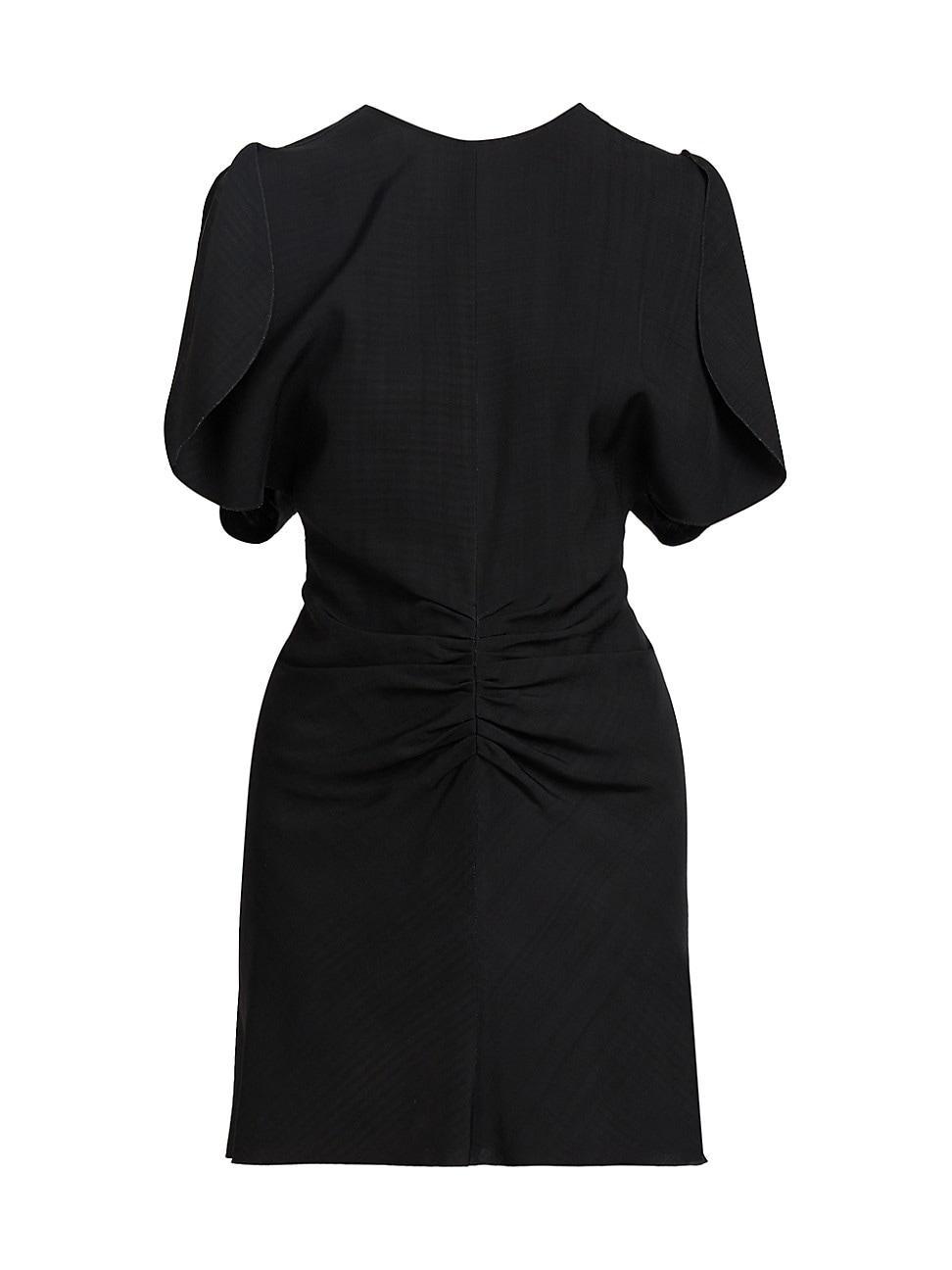 Womens Gathered-Waist Minidress Product Image