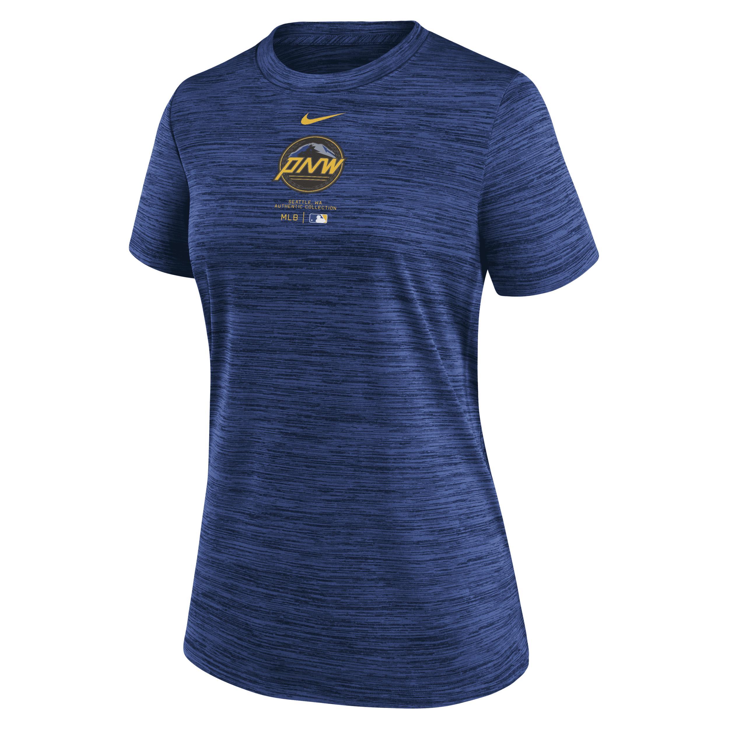 Womens Nike Royal Toronto Blue Jays Authentic Collection Velocity Performance T-shirt Product Image