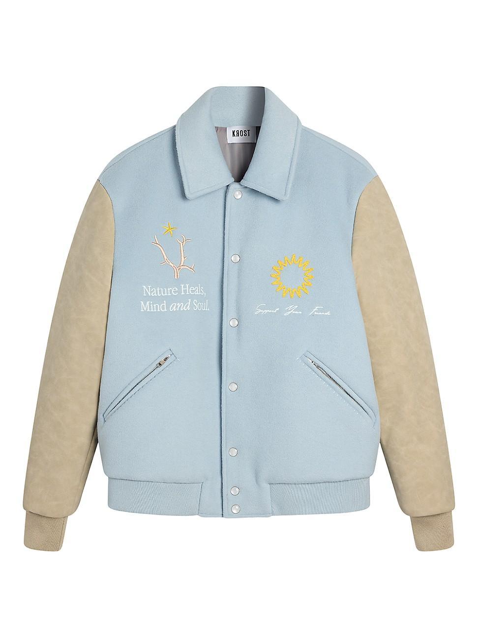 Mens Coastal Varsity Jacket Product Image