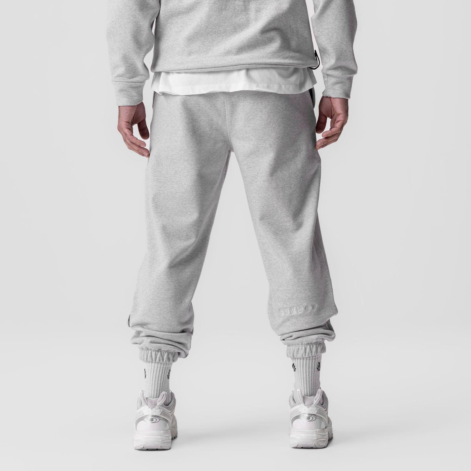 0655. Tech-Terry™ Oversized Sweats - Heather Grey "Patch" Product Image