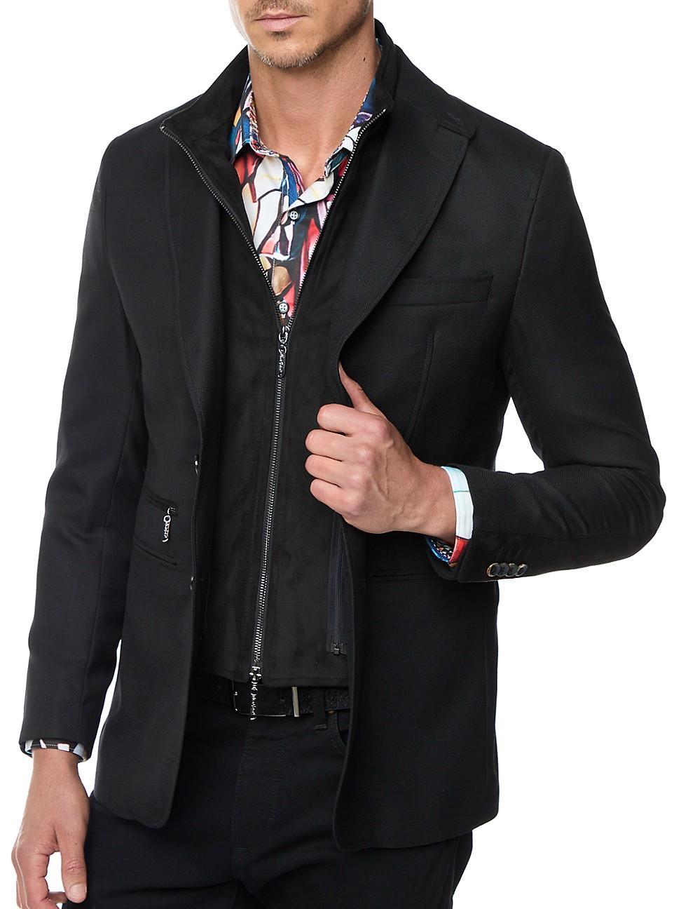 Mens Jetset Sport Coat with Removable Vest Product Image