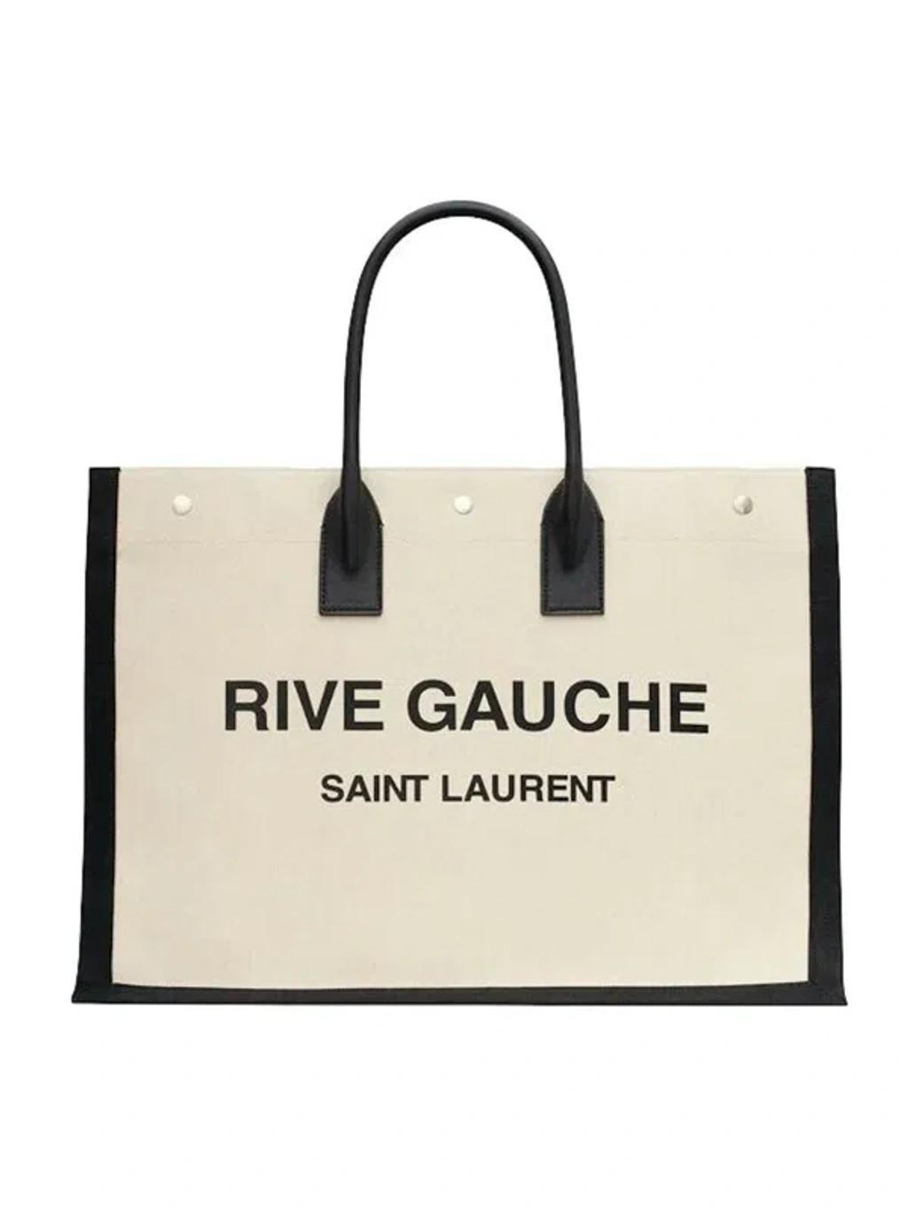 Rive Gauche Tote Bag In Beige Product Image