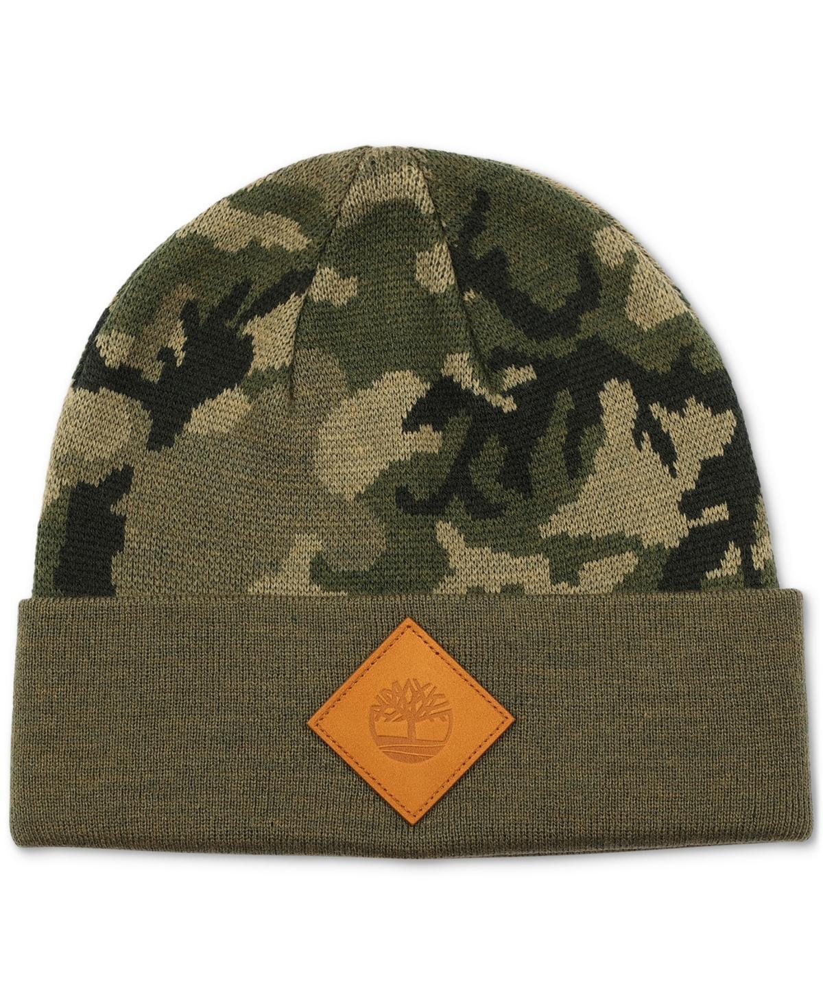 Timberland Mens Camo Jacquard Beanie Product Image