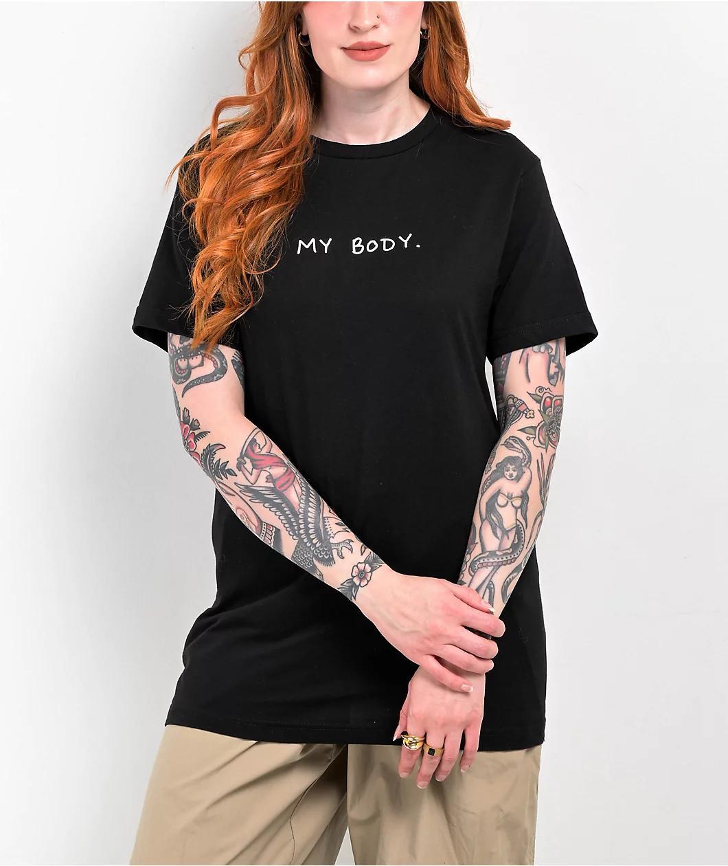 Melodie My Body Black T-Shirt Product Image