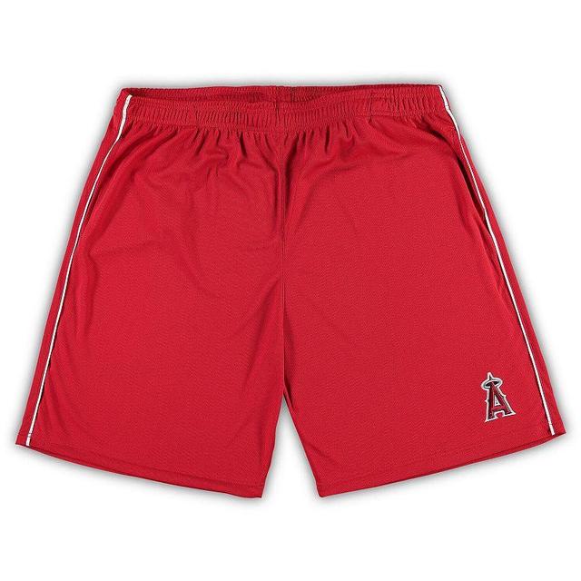 Mens Los Angeles Angels Big & Tall Mesh Shorts Product Image