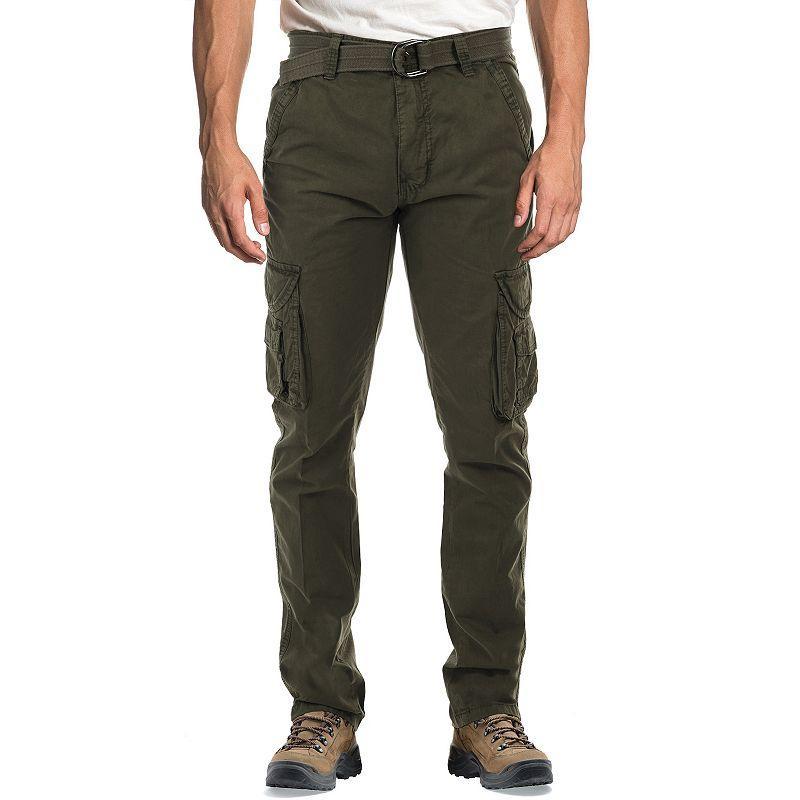 X-Ray Mens Belted Cargo Pants Product Image