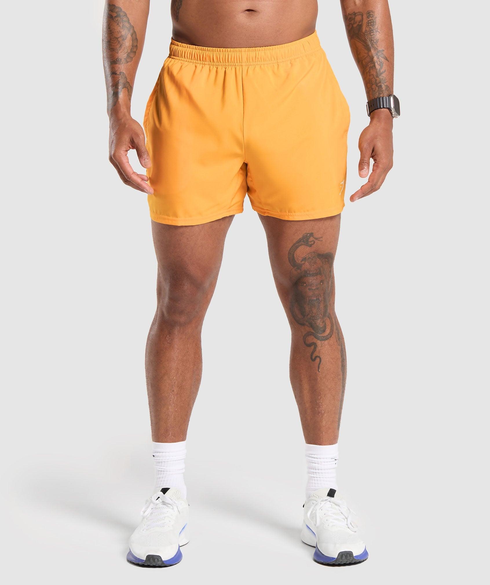 Gymshark Arrival 5" Shorts - Fitness Orange Male Product Image