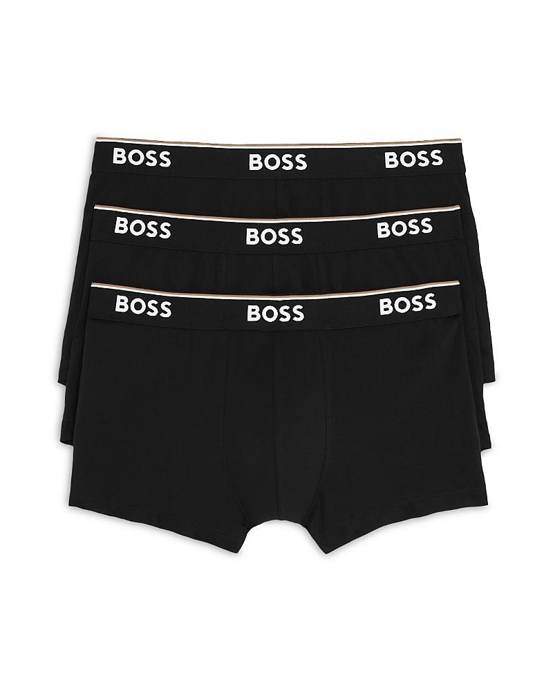 Mens Three Pack Of Stretch Cotton Trunks Product Image