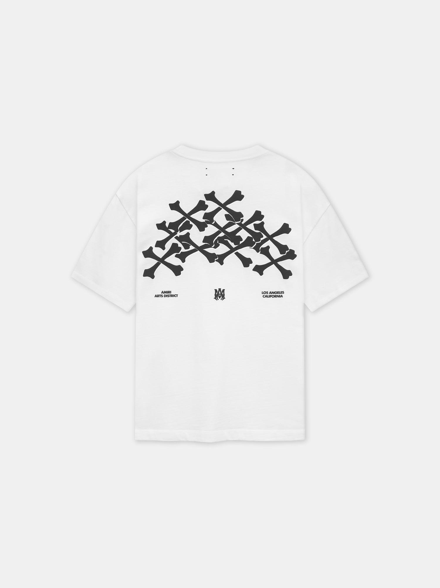 BONES STACKED TEE - White Male Product Image