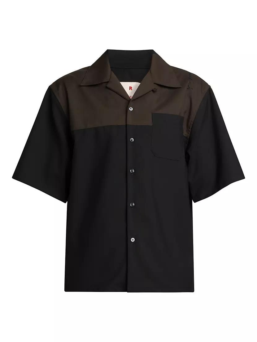 Tropical Wool Bowler Shirt Product Image