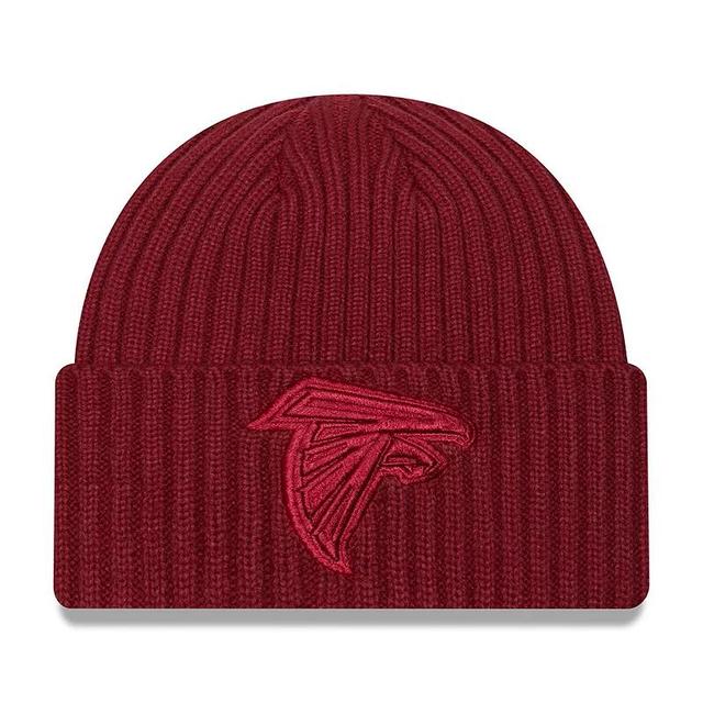 Mens New Era  Cardinal Atlanta Falcons Color Pack Cuffed Knit Hat Product Image