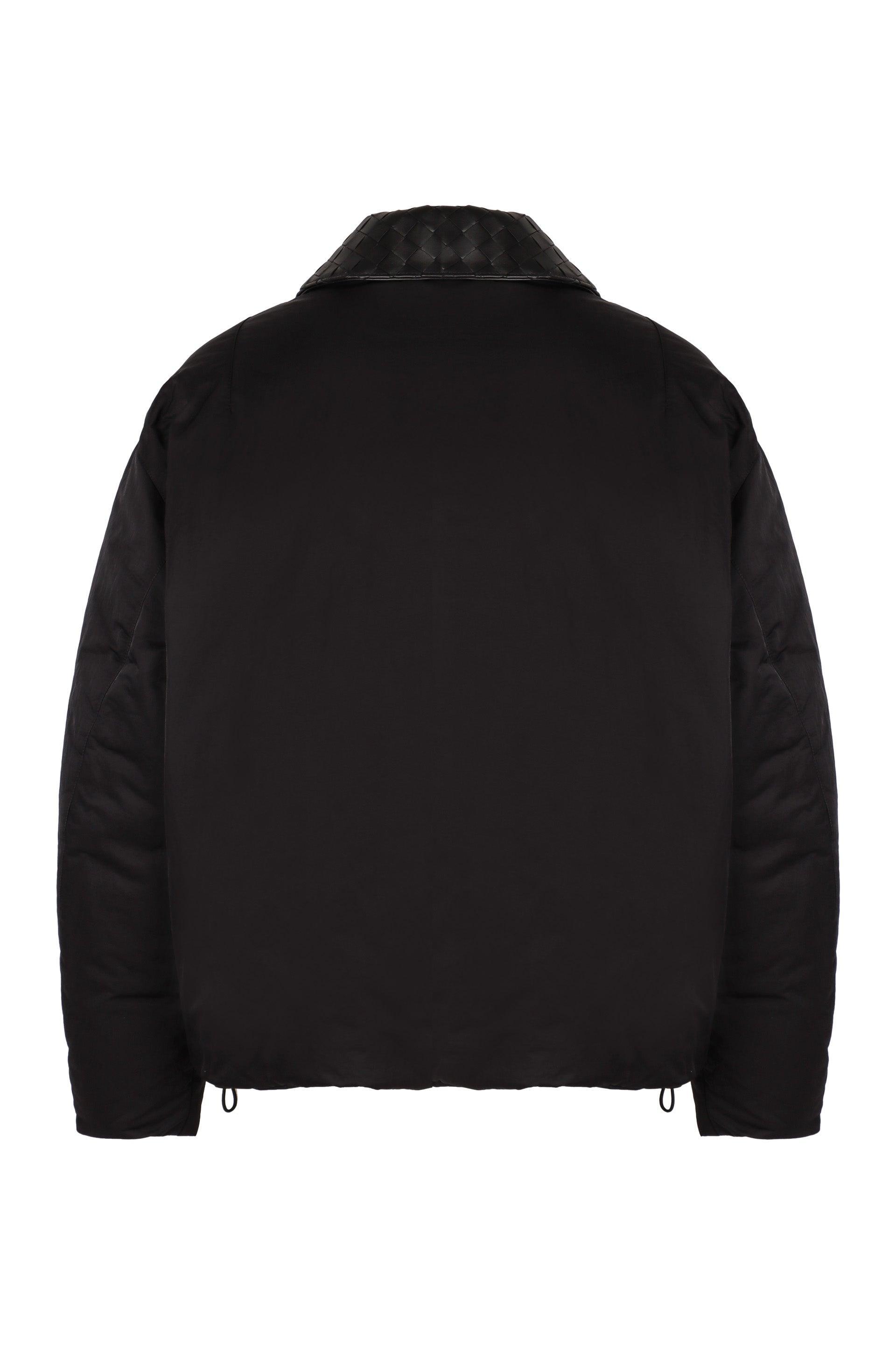 Techno-nylon Down Jacket In Black Product Image