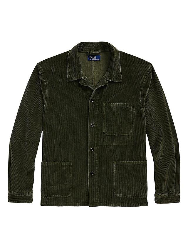 Mens Wide Wale Corduroy Overshirt Product Image