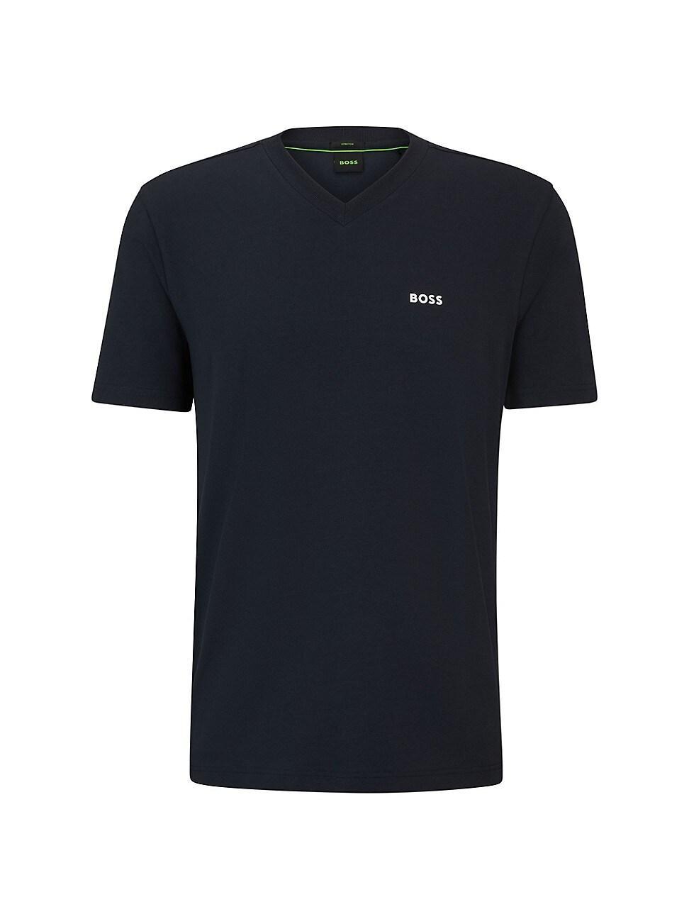 Mens Stretch-Cotton Regular-Fit T-Shirt Product Image