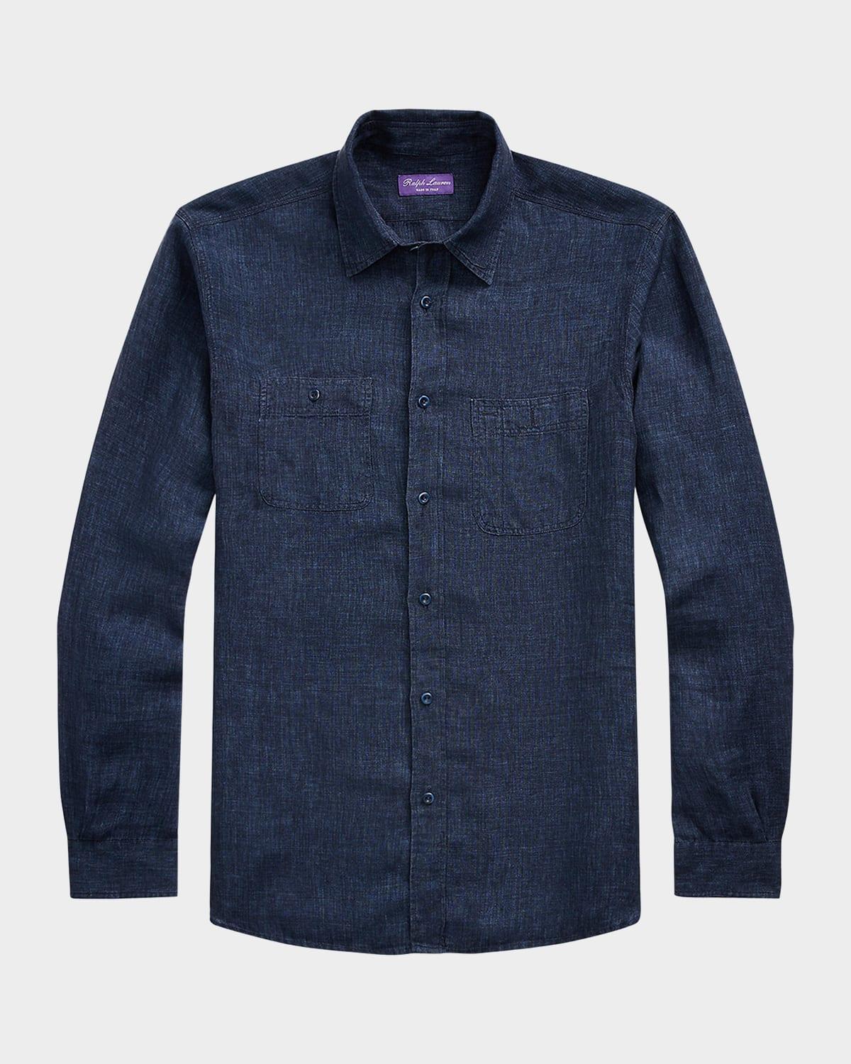 Mens Langley Linen Sport Shirt Product Image