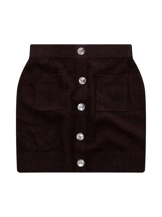 Womens Marvin Knit Cashmere Miniskirt Product Image