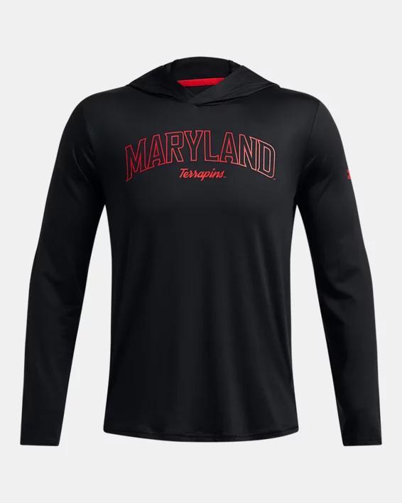 Mens UA Knockout Collegiate Hooded Long Sleeve Product Image