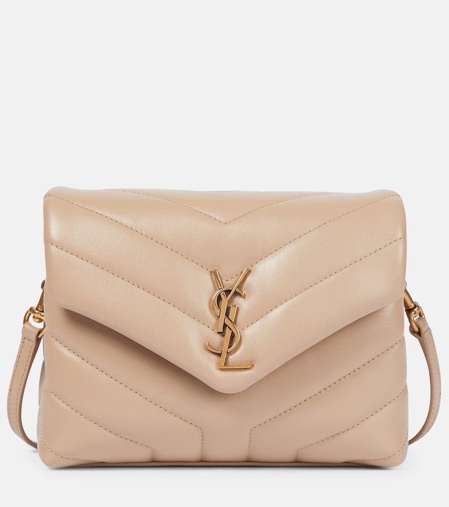 Loulou Toy Leather Shoulder Bag In Dkbeige Product Image