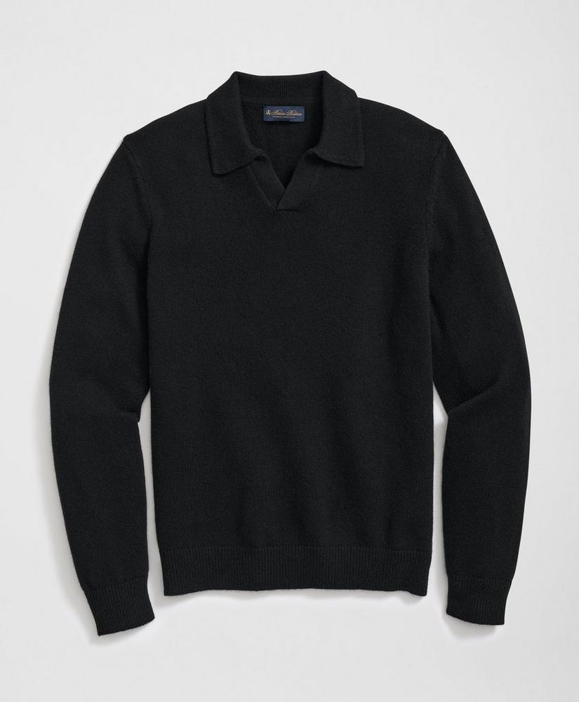 3-Ply Cashmere Jonny Collar Polo Sweater Product Image