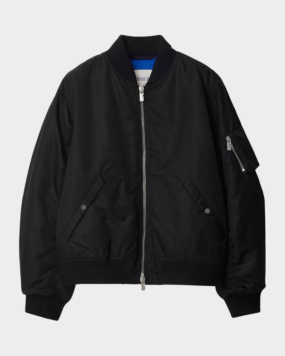 Men's Nylon Bomber Jacket Product Image