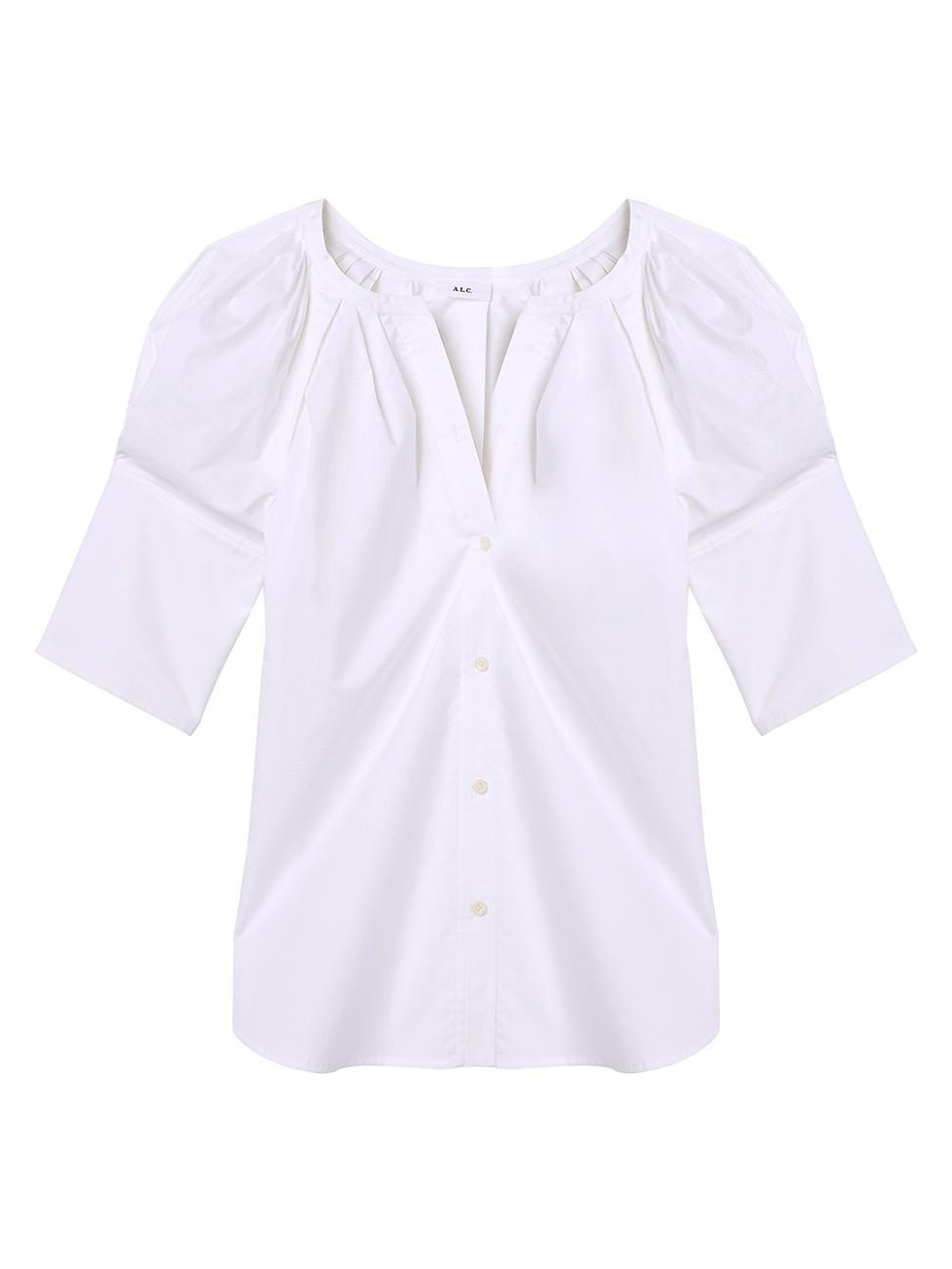 Womens Chloe Pleated Blouse Product Image