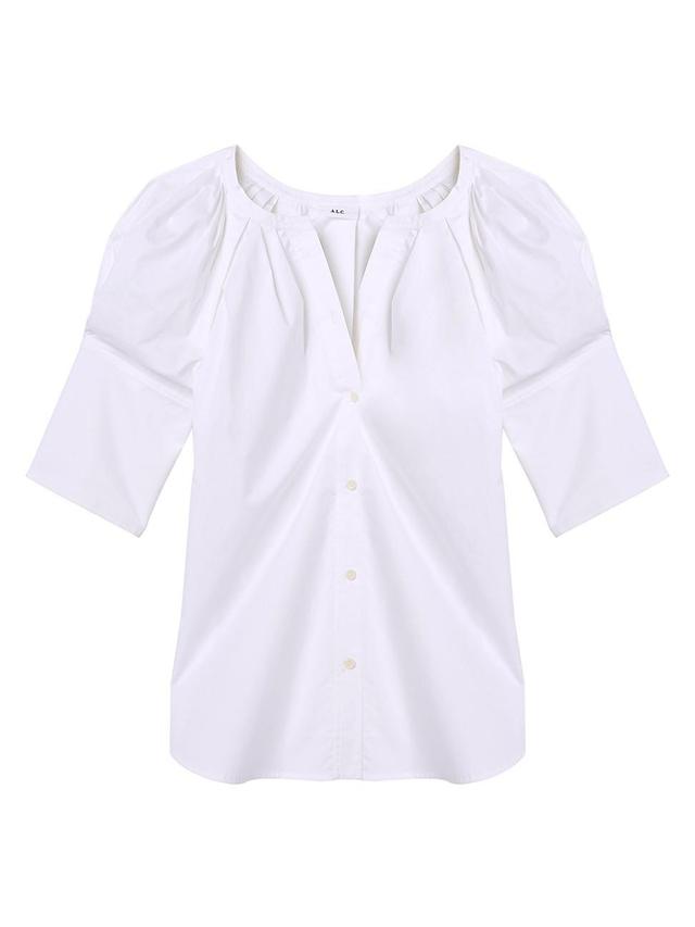 Womens Chloe Pleated Blouse Product Image