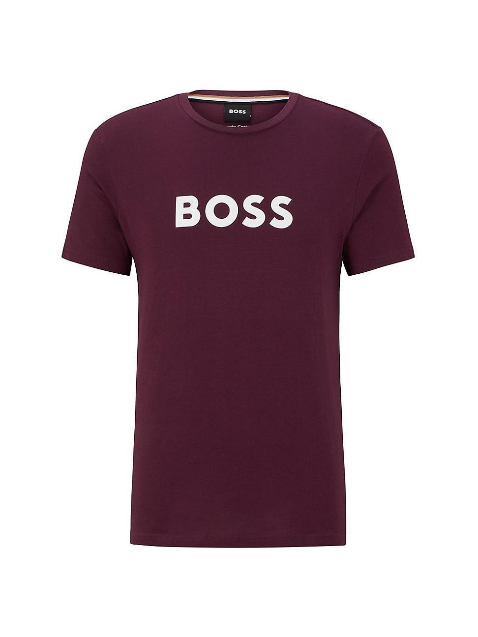 Mens Organic Cotton T-Shirt with Contrast Logo Product Image