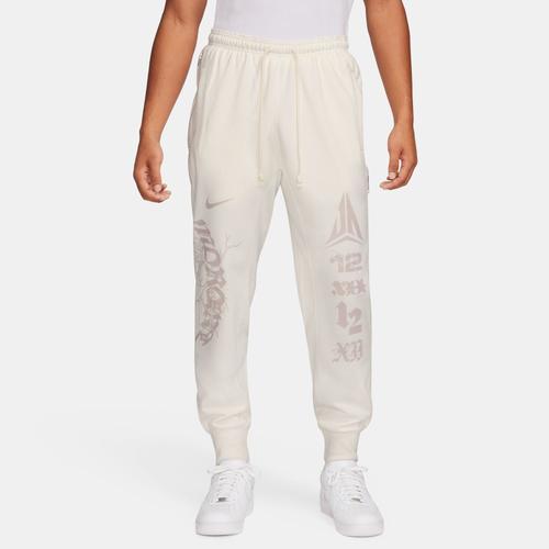 Nike Mens Nike Ja Morant Dri-FIT Standard Issue Joggers - Mens Sail/Platinum Violet Product Image