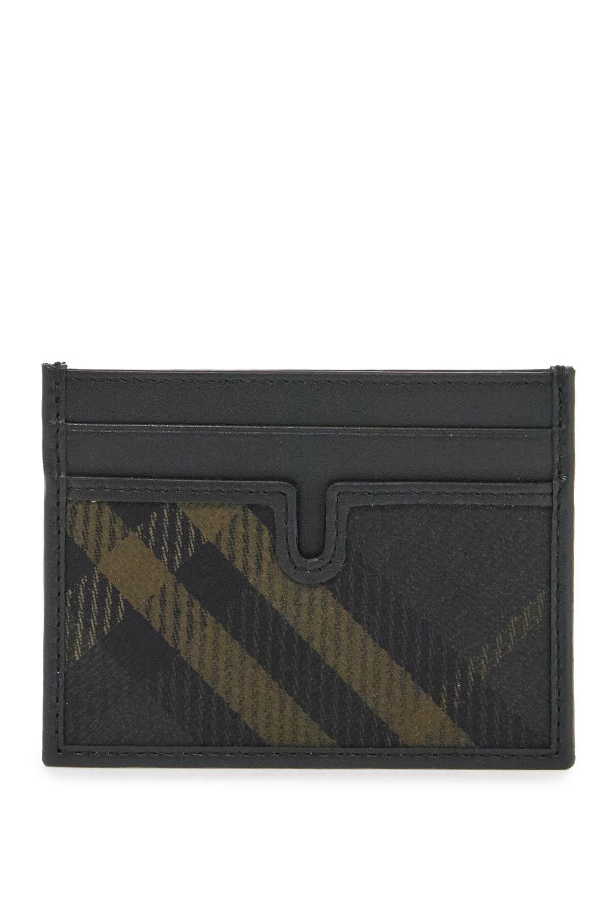 The Card Case Leather Wallet In Black Product Image