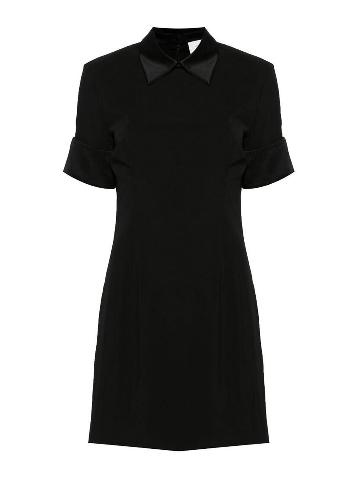 MAX MARA Short-sleeved Mini Dress In Black Product Image