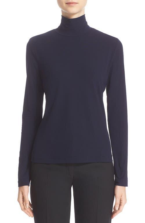 St. John Collection Nuda Fine Jersey Turtleneck Top Product Image