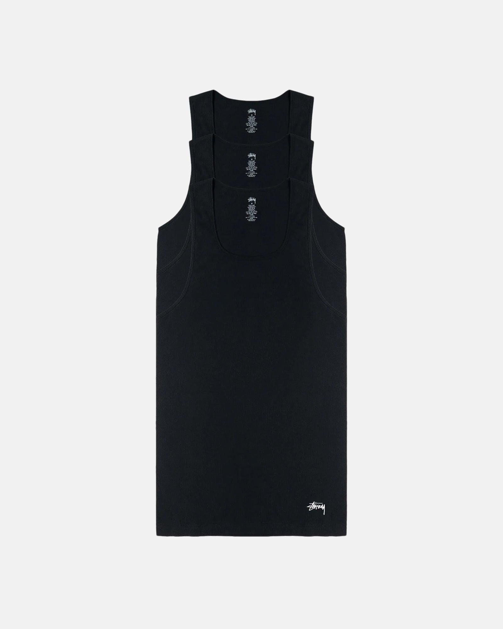 STÜSSY TANK UNDERSHIRTS 3 PACK Male Product Image