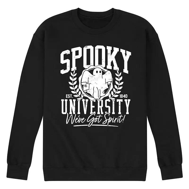 Mens Spooky University Fleece Sweatshirt Product Image