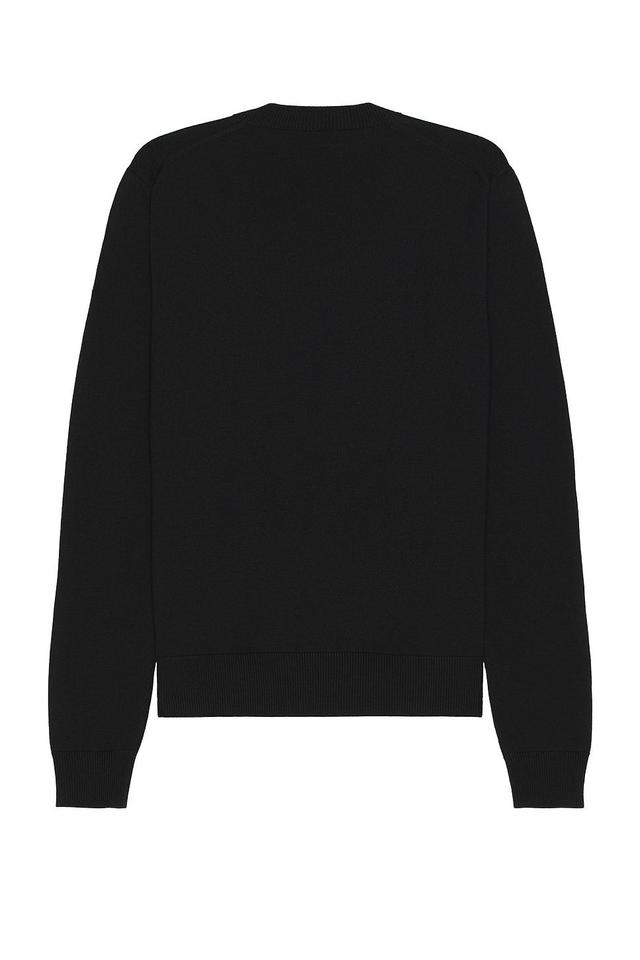 Amiri Smoke Crewneck in Black - Black. Size S (also in L, M, XL/1X). Product Image