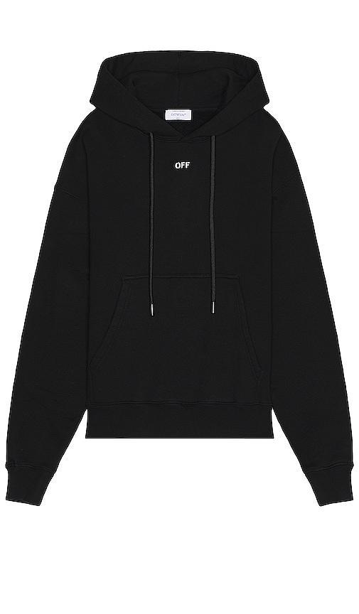 OFF-WHITE Off Stamp Skate Hoodie in Black - Black. Size L (also in XL/1X). Product Image