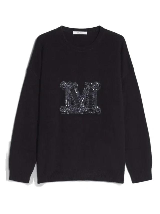 Maxmara Vicolo Oversized Jumper Navy In Blue Product Image