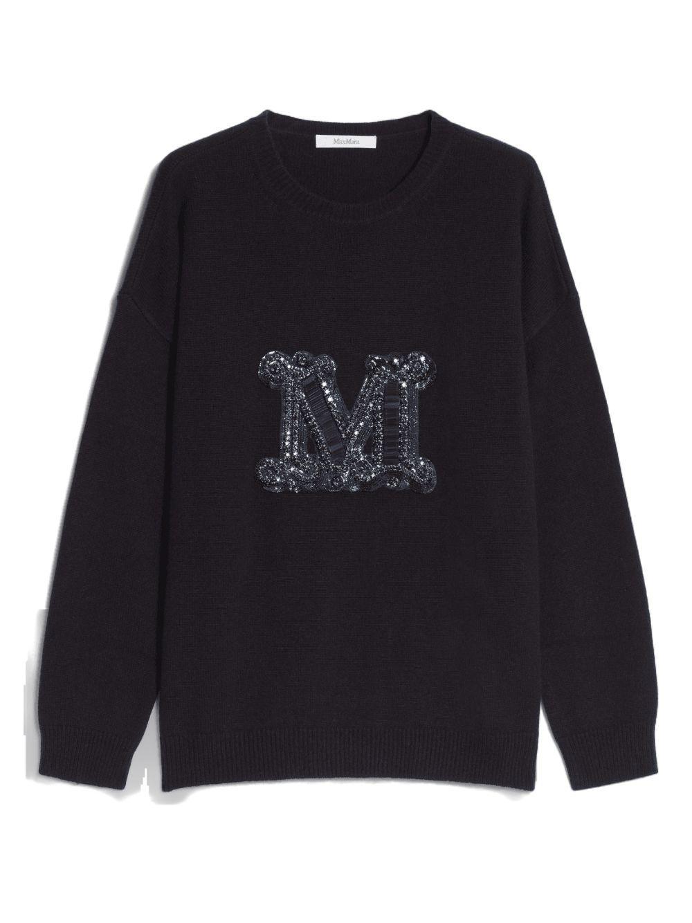 Maxmara Vicolo Oversized Jumper Navy In Blue Product Image