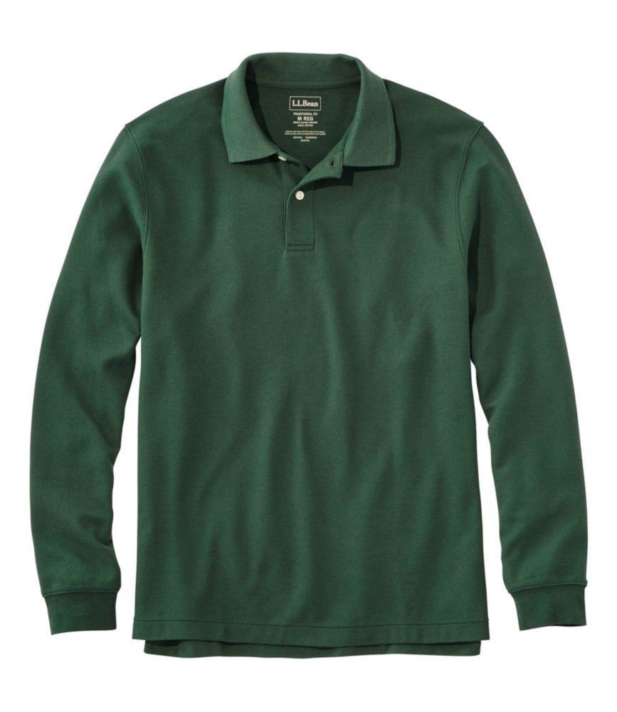 
                            Men's Premium Double L® Polo, Long-Sleeve Without Pocket
                         Product Image