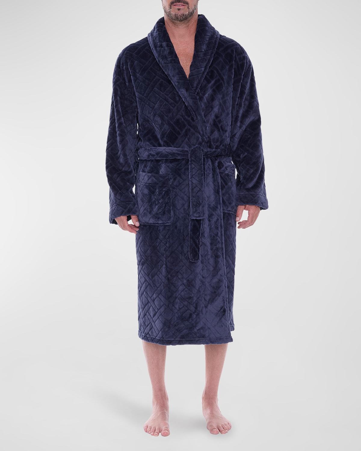 Majestic International Crossroads Basket Weave Fleece Robe Product Image