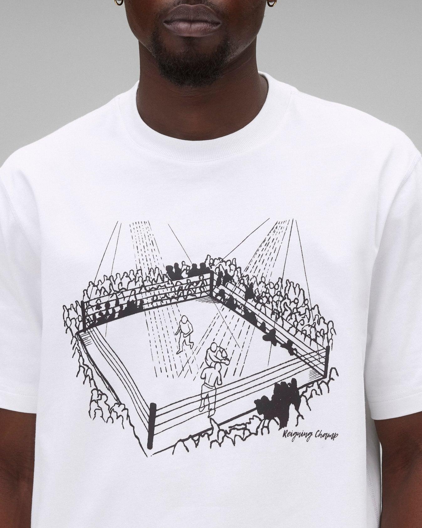 Reigning Champ Midweight Jersey Lines T-Shirt Product Image