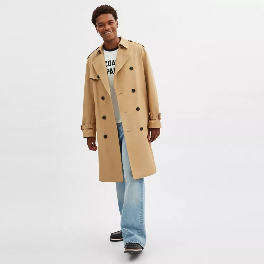 Relaxed Trench Coat Product Image