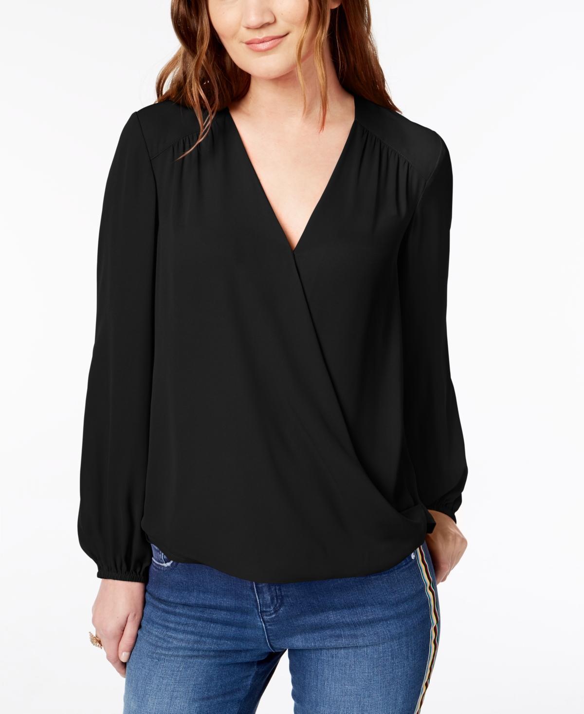 I.n.c. International Concepts Womens Surplice Top, Created for Macys Product Image