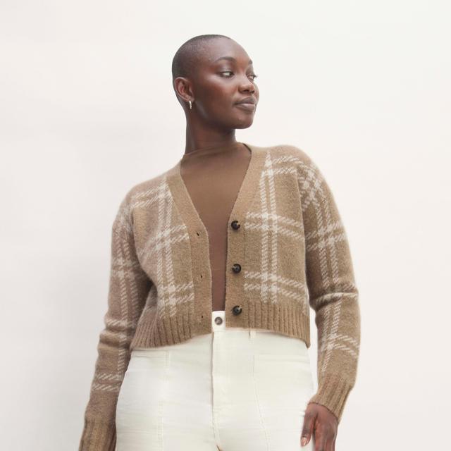 Womens Alpaca V-Neck Cropped Cardigan by Everlane Product Image