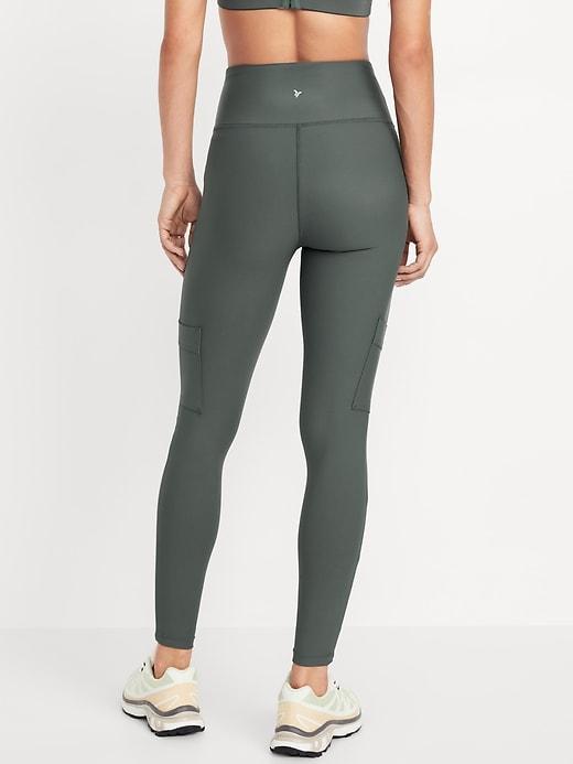 High-Waisted PowerSoft Cargo 7/8 Leggings Product Image