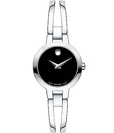 Movado Double Bar Bangle Style Amorosa Watch Product Image