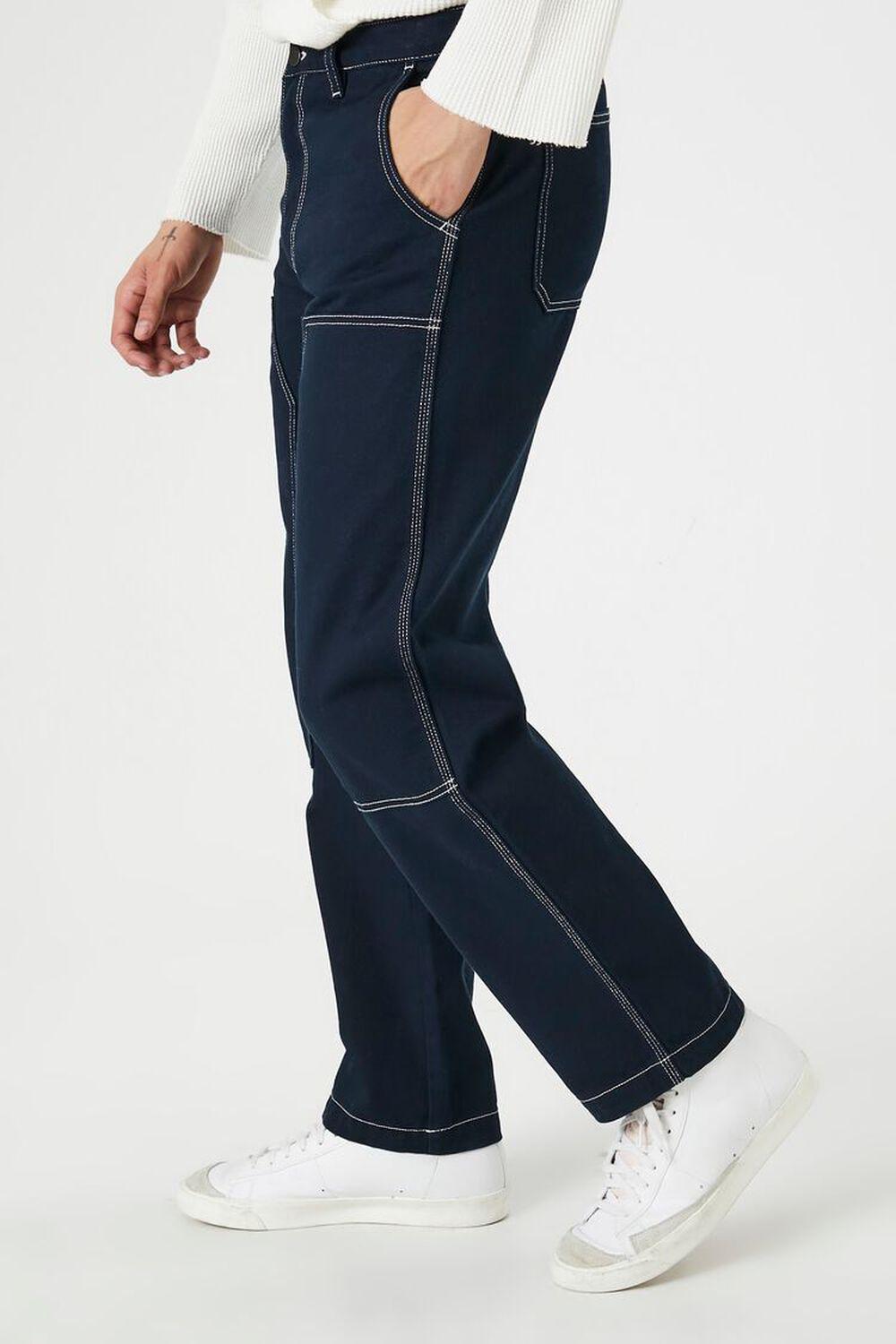 Seamed High-Rise Wide-Leg Jeans | Forever 21 Product Image