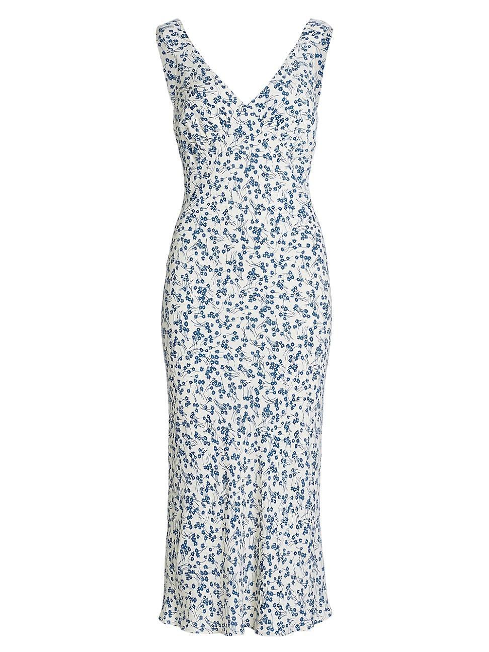 Womens Beauden Floral Sleeveless Midi-Dress Product Image