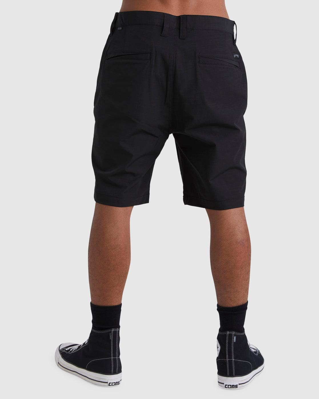 Crossfire Solid 20" Hybrid Submersible Shorts - Black Male Product Image